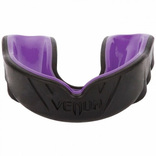 Боксерская капа взрослая, спортивная, защитная для зубов Venum Challenger - Black/Purple