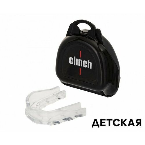 C501 Капа одночелюстная Clinch Olimp Single Layer Mouthguard прозрачная (размер Junior) - Clinch