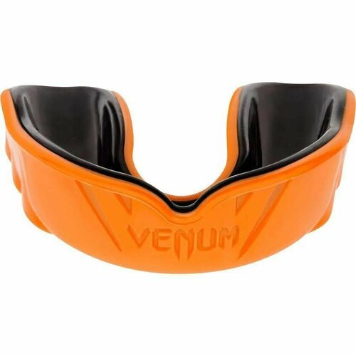 Боксерская капа взрослая, спортивная, защитная для зубов Venum Challenger - Orange/Black