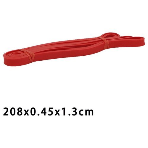 Эспандер резиновая петля для фитнеса красная, 6,8 - 11,3 кг