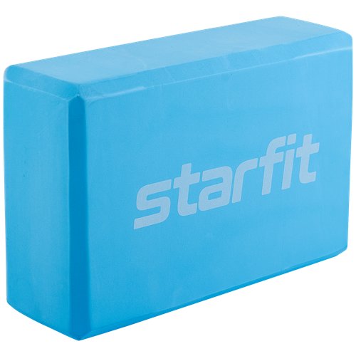 Блок для йоги Starfit Core YB-200 EVA синий пастель