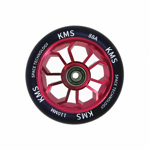 Колесо Sport для трюкового самоката 110 мм Медуза красное (алюминий) KMS 805418-KR2