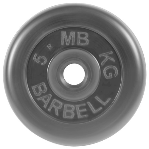 Диск MB Barbell Стандарт MB-PltB26 5 кг 1 шт. черный