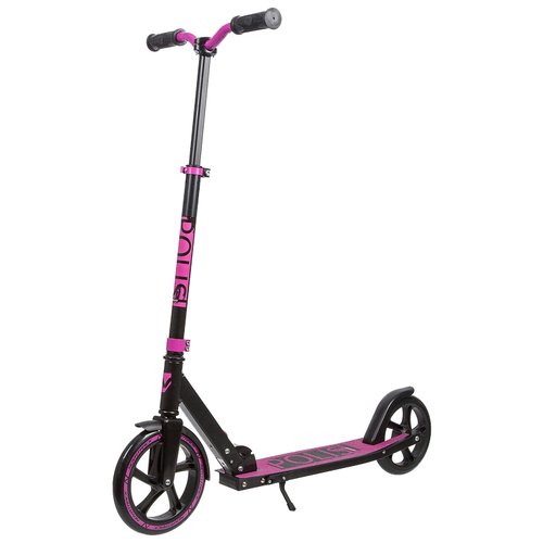 Детский 2-колесный городской самокат Novatrack Polis 230 Pro 2020, фиолетовый металлик
