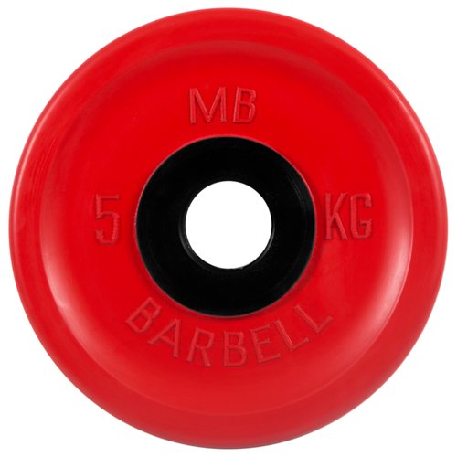Диск MB Barbell Евро-Классик MB-PltCE 5 кг 1 шт. красный