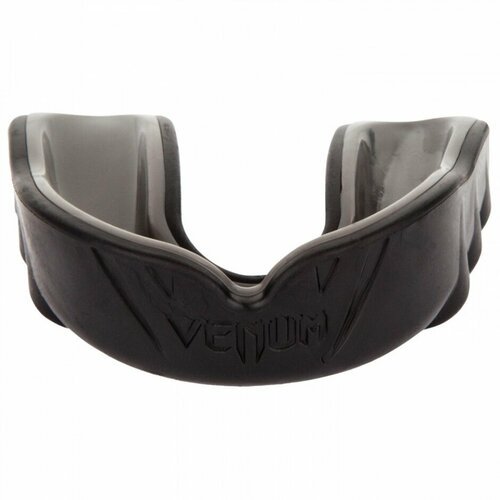 Боксерская капа взрослая, спортивная, защитная для зубов Venum Challenger - Black/Black