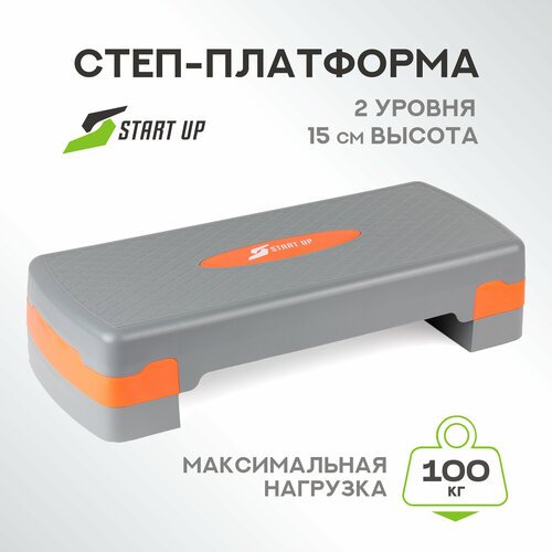 Степ-платформа START UP NT33010 68х28х15 см черный/оранжевый