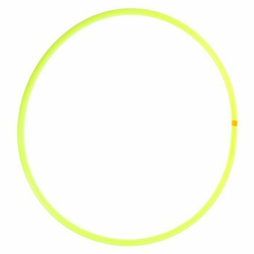 Обруч флуоресцентный Соломон, диаметр 60 см, цвет желтый, лимонный