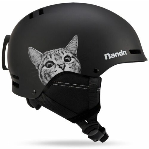 Шлем горнолыжный NANDN NT30 BLACK CAT