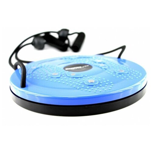 Синий диск вращающийся для здоровья с эспандерами 25 см SP1986-201