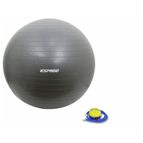Мяч гимнастический ESPADO 55см с насосом, антивзрыв (фитбол)