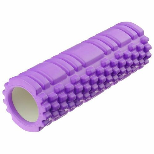 Роллеры, болстеры, блоки для йоги Sangh Роллер для йоги 30 х 10 см, массажный, цвет фиолетовый