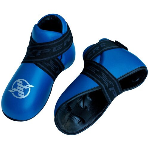 Защита стопы (футы) для тхэквондо итф, гтф и кикбоксинга Fight Expert , синие, размер XXS