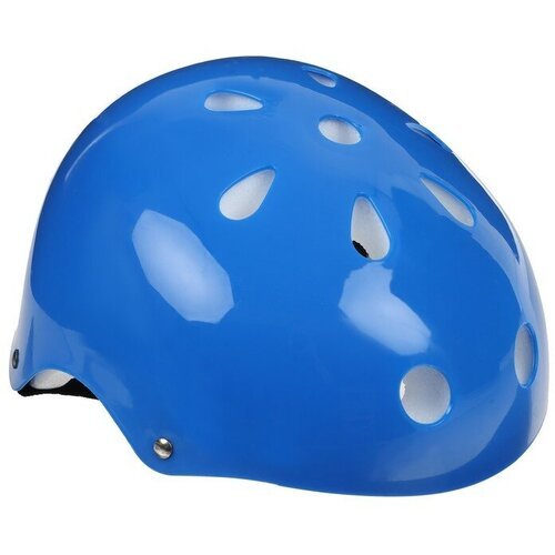 ONLYTOP Шлем защитный детский ONLYTOP, обхват 55 см, цвет синий