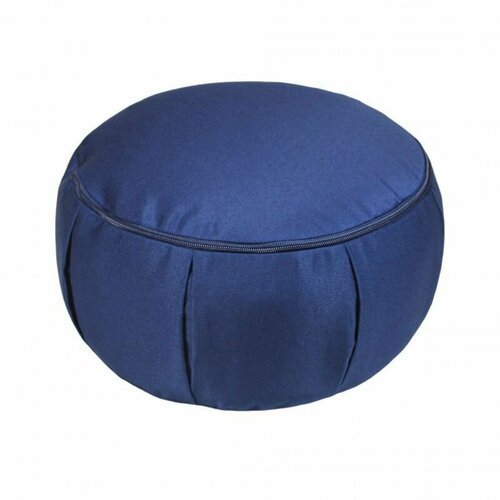Подушка для медитации Yogastuff Самадхи тёмно-синяя 30*15 см