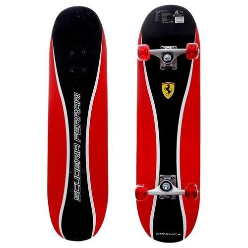 Скейтборд FERRARI ''X8'', 31 дюйм, цвет чёрный, красный
