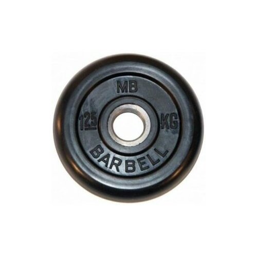 28965-38545 Диск обрезиненный BARBELL MB металлическая втулка 1.25 кг / диаметр 26 мм, MB-PltB26-1,25
