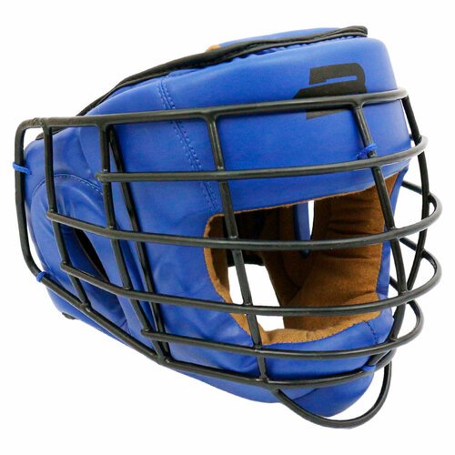 Шлем с металлической решеткой BoyBo Flexy BP2005 Синий XL