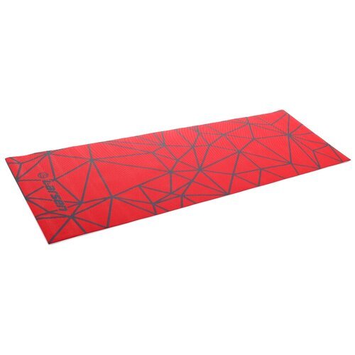 Коврик для йоги и фитнеса Larsen PVC, 361217, красный, 180х60х0,5 см