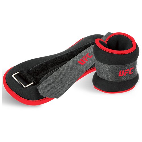 Утяжелитель для ног 2 шт. 0.5 кг UFC UHA-75705, красный/черный