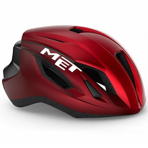 Велошлем Met Strale Road Cycling Helmet 2022 (3HM107), цвет Красный Металлик, размер шлема M (56-58 см)