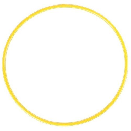 Обруч диаметр 50 см, цвет жёлтый