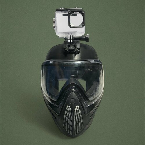 Щиток для защиты лба с креплением под камеру на страйкбольную маску DYE i4, DYE i5 и FMA F1