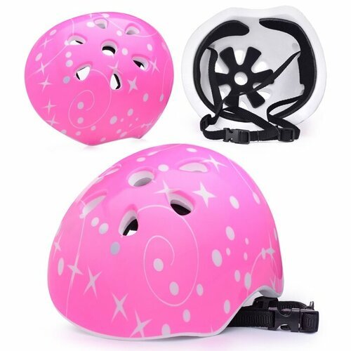 Защитный шлем Oubaoloon цвет розовый, 23 x 20 x 16 см, с отверстиями (U026172Y)