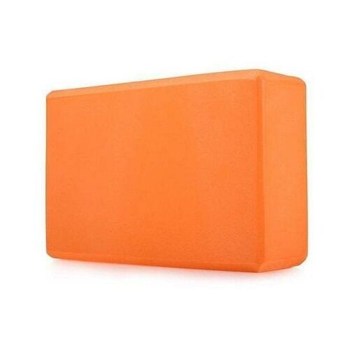 Блок для йоги FA-101, оранжевый