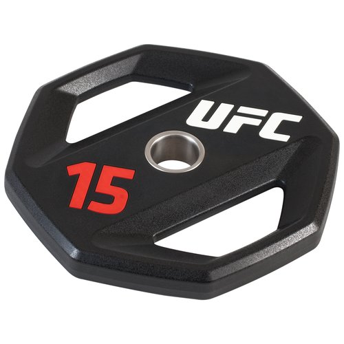 Диск UFC Premium Urethane Grip 15 кг черный