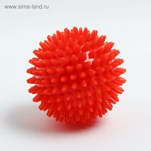 Мяч массажный d = 9 см, цвет красный