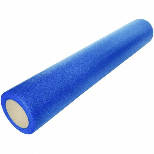 Ролик для йоги полнотелый PEF90-37 (сине/серый) 90х15см. (B34501)