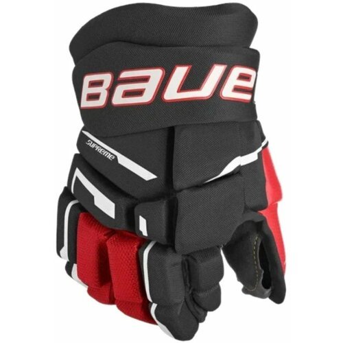 Перчатки хоккейные BAUER Supreme M3 S23 JR 1061906 (11 / черный-красный)