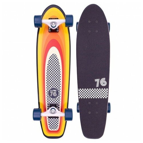 Лонгборд Z-Flex Surf-a-gogo 29', 29.5x7.5, фиолетовый/оранжевый/желтый