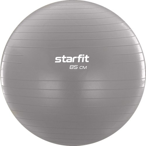 Фитбол Starfit Gb-108 антивзрыв, 1500 гр, тепло-серый пастель, 85 см