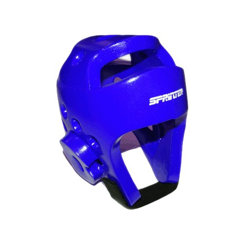 Шлем для тхеквондо. Размер L. Цвет синий. ZTT-002С-L).