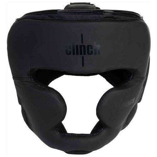 Шлем боксерский Clinch Mist Full Face черный, размер S