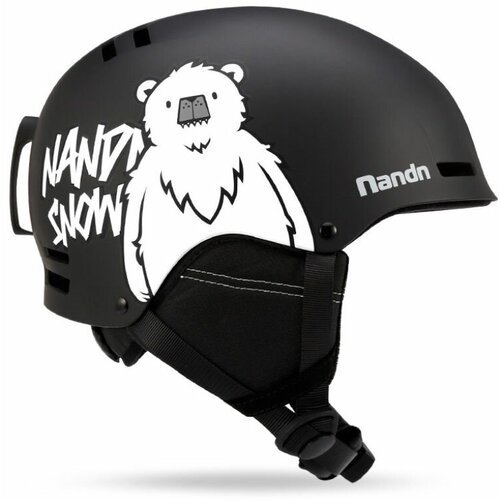 Шлем горнолыжный NANDN NT30 BLACK BEAR