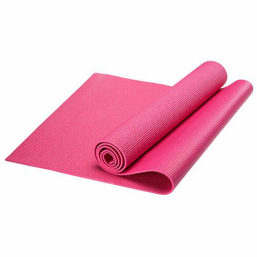 Коврик для йоги SPORTEX (PVC 173x61x0,5 см) (розовый)