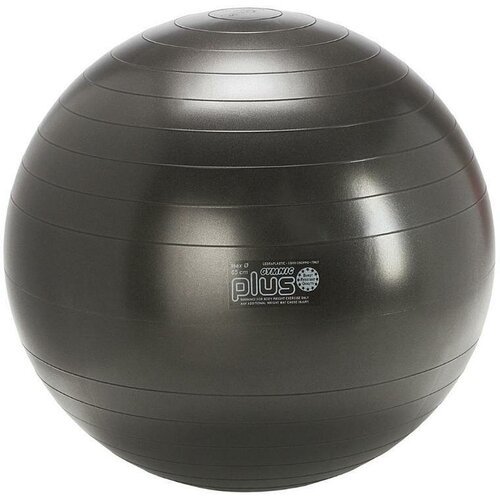 Мяч Gymnic Plus 65 см. с BRQ (черный) ОРТО 95.43