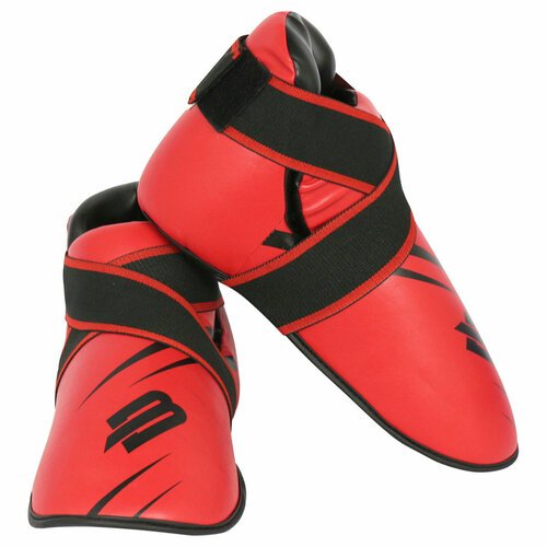 Футы BoyBo, GTF/ITF для тхэквондо, защита стопы красный XL