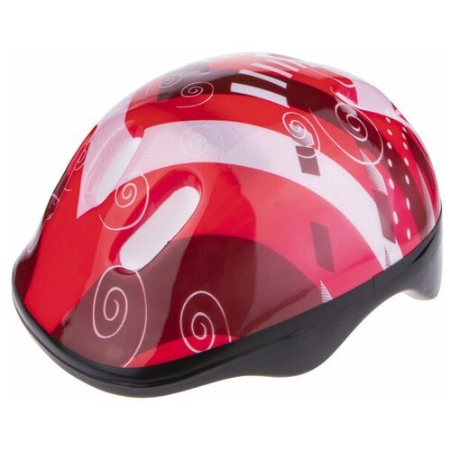 Шлем детский защитный Navigator для велосипеда, роликов, скейтборда или самоката, красный