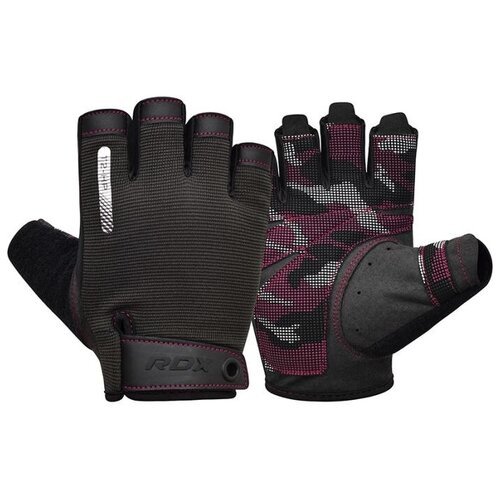 Перчатки для тяжелой атлетики RDX T2 HALF PINK - RDX - Розовый - S