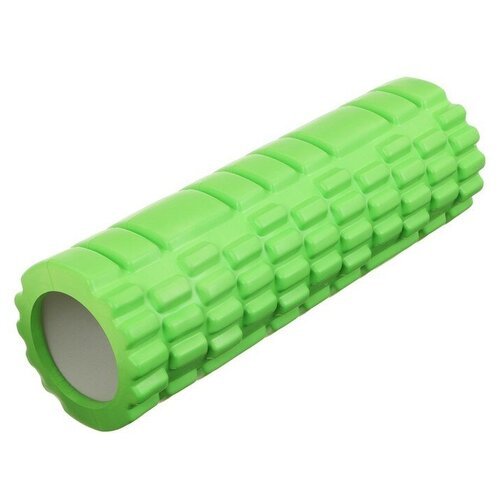 Sangh Роллер для йоги 29 х 9 см, массажный, цвет зелёный