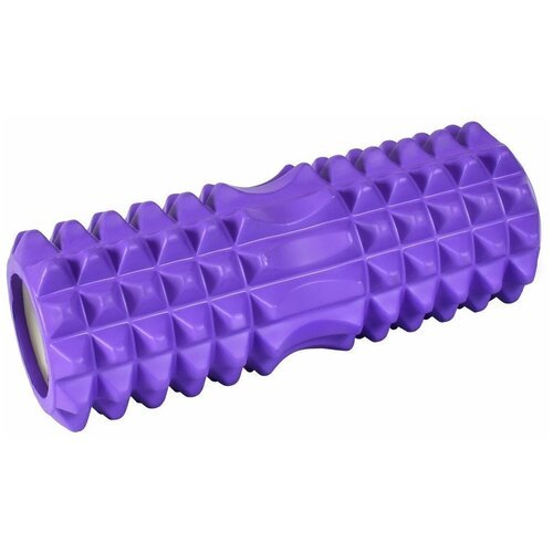 Ролик спортивный массажный для фитнеса CLIFF STRONG S 33Х13 СМ, фиолетовый
