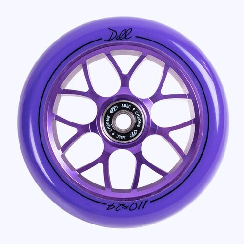 Колеса для трюкового самоката Tech Team X-Treme Dill 110*24 (2 шт) (Фиолетовый)