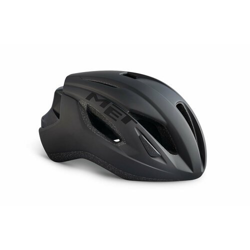 Велошлем Met Strale Road Cycling Helmet (3HM107), цвет Чёрный, размер шлема M (56-58 см)