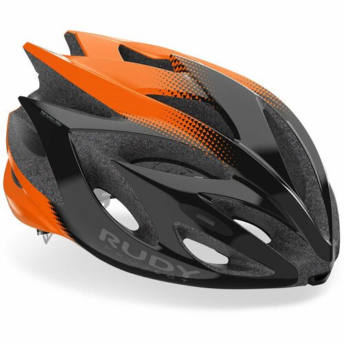 Шлем Rudy Project RUSH Black - Orange Shiny, велошлем, размер S