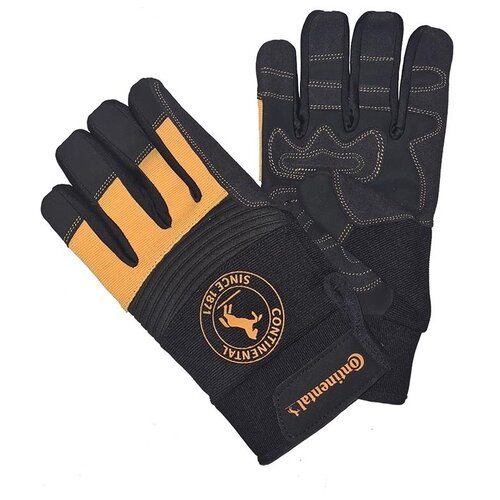 Continental Перчатки механика Continental Mechanic Gloves, цвет Черный-Желтый, ростовка L