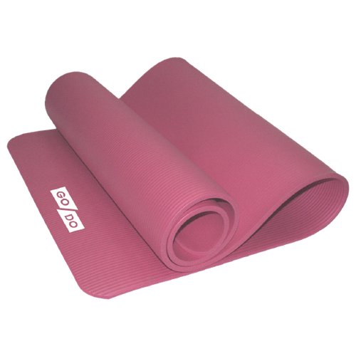Коврик гимнастический/Коврик SPRINTER/Коврик для йоги/Коврик для фитнеса/Коврик для туризма, трехслойный. Толщина: 1 см. Цвет: розовый.